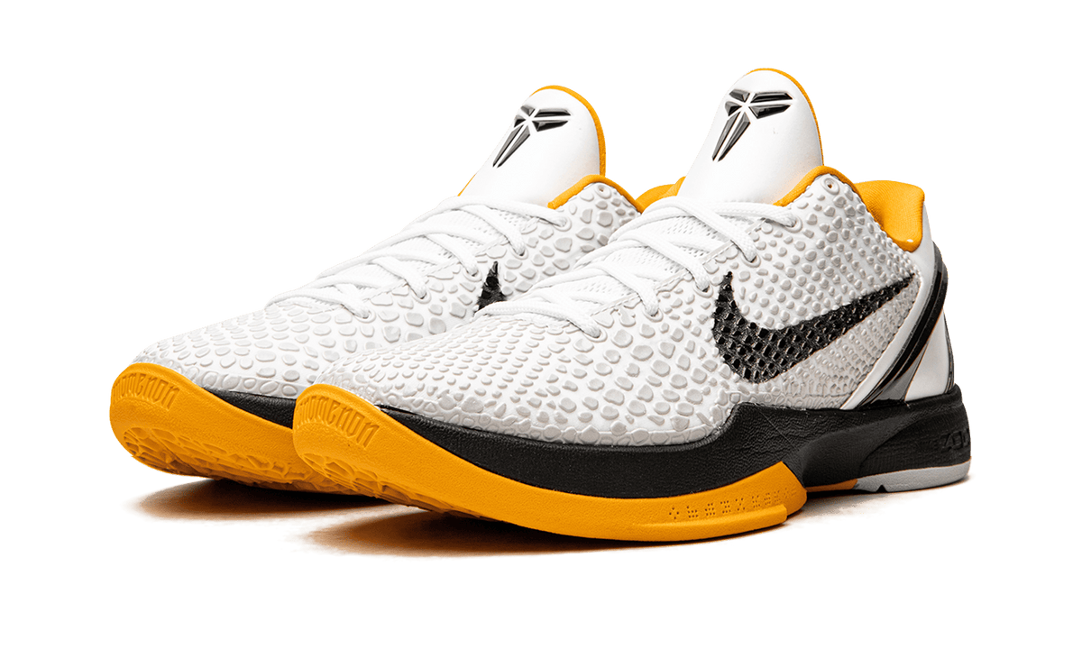 NIKE MENS Zoom Kobe 6 Protro "White Del Sol 2021" CW2190 100 from Stadium Goods