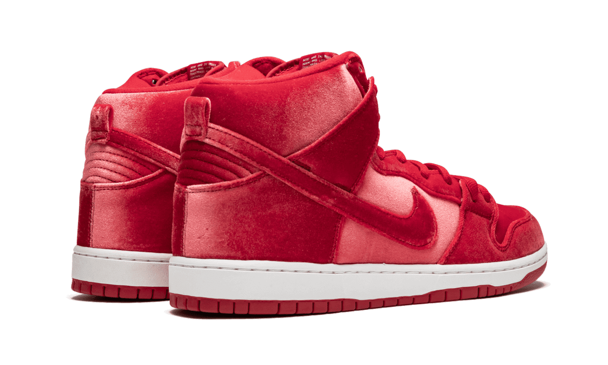 NIKE MENS SB Dunk High Premium "Red Velvet" 313171 661 313171 661 from Stadium Goods