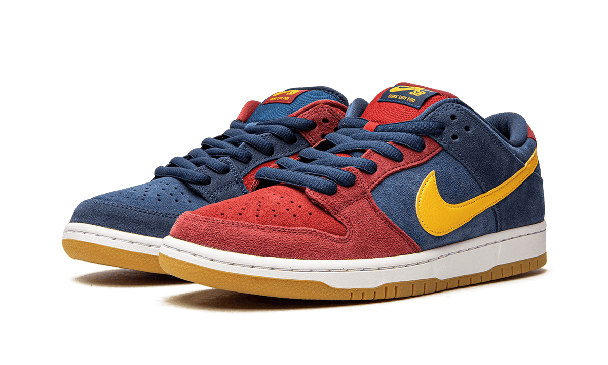 NIKE MENS SB Dunk Low "Barcelona" DJ0606 400 DJ0606 400 from Stadium Goods