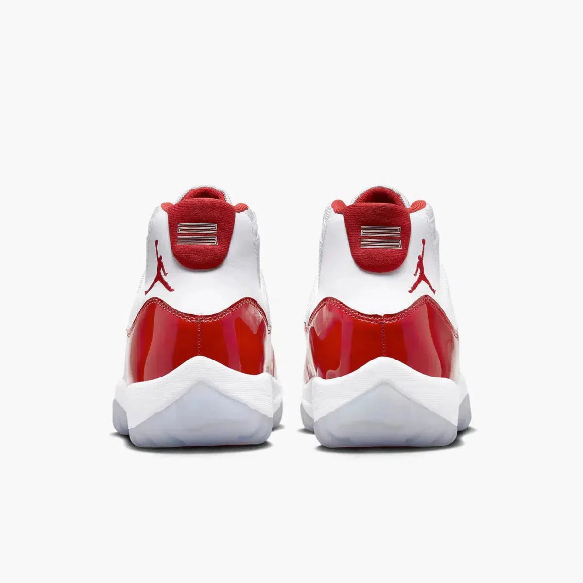 Jordan; Men's Casual & Dress Shoes Retro Style, White/Varsity Red-Black, Size 10.5