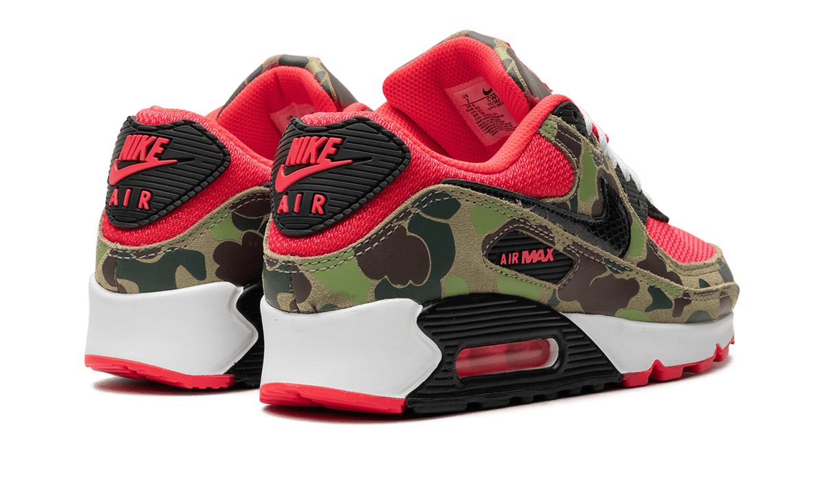 NIKE MENS Air Max 90 Retro "Reverse Duck Camo" CW6024 600 from Stadium Goods