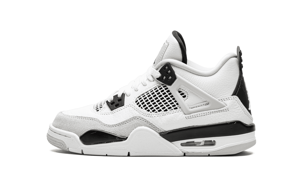 JORDAN GRADE SCHOOL Air Jordan 4 Retro GS "Military Black" 408452 111 408452 111 from Stadium Goods