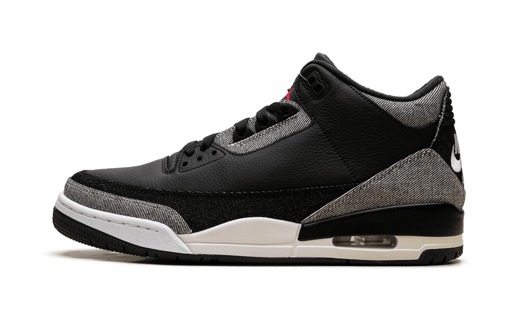 JORDAN MENS Air Jordan 3 "Levi's - Black Denim" IR0914 400 IR0914 400 from Stadium Goods