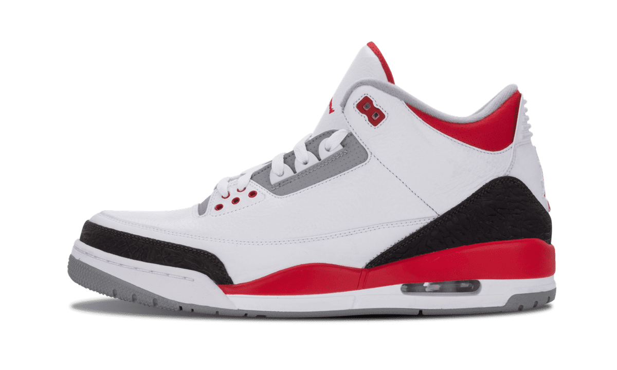 JORDAN MENS Air Jordan 3 Retro "Fire Red" 136064 120 136064 120 from Stadium Goods