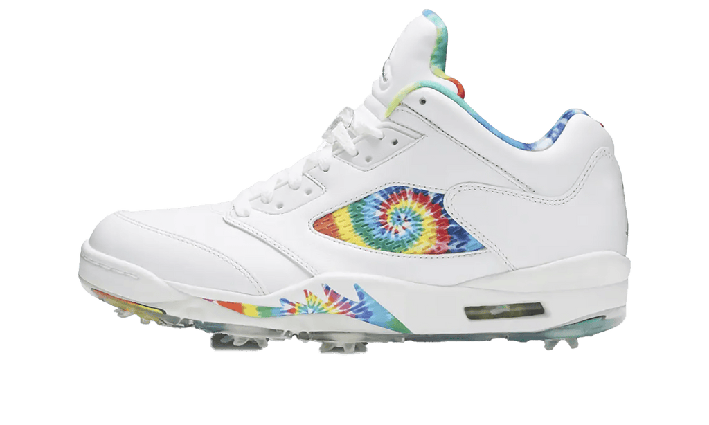 JORDAN MENS Air Jordan 5 Low Golf "Peace & Love" CW4205 002 CW4205 002 from Stadium Goods