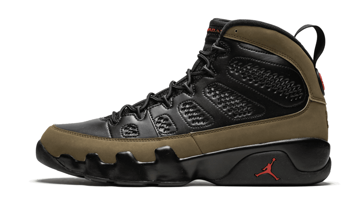 JORDAN MENS Air Jordan 9 Retro "Olive" 302370 020 302370 020 from Stadium Goods