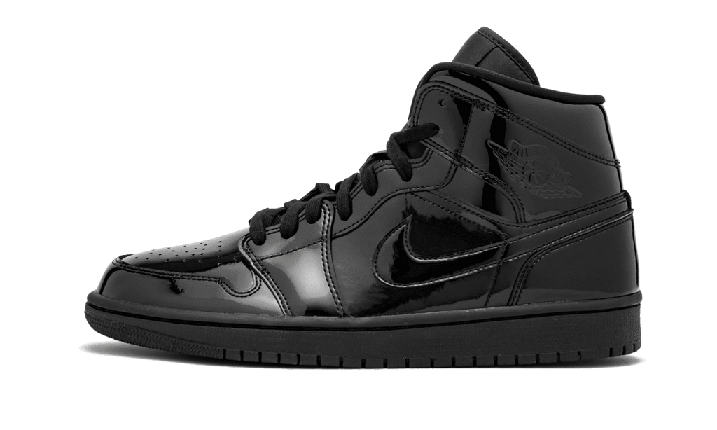 JORDAN WOMENS AIR JORDAN 1 MID Womens "Black Patent Leather" BQ6472 002 BQ6472 002 from Stadium Goods