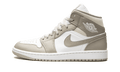 Jordan MENS Air Jordan 1 Mid "Linen / College Grey" 554724 082 from Stadium Goods