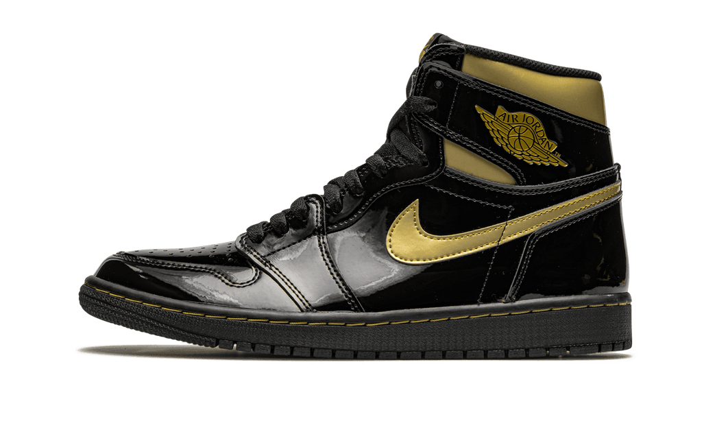 Jordan MENS Air Jordan 1 Retro High OG "Black Metallic Gold" 555088 032 from Stadium Goods