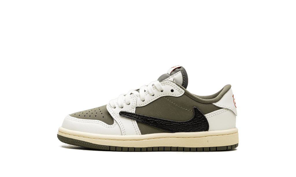 Jordan PRE SCHOOL Air Jordan 1 Retro Low OG SP PS "Travis Scott - Medium Olive" DO5442 200 from Stadium Goods
