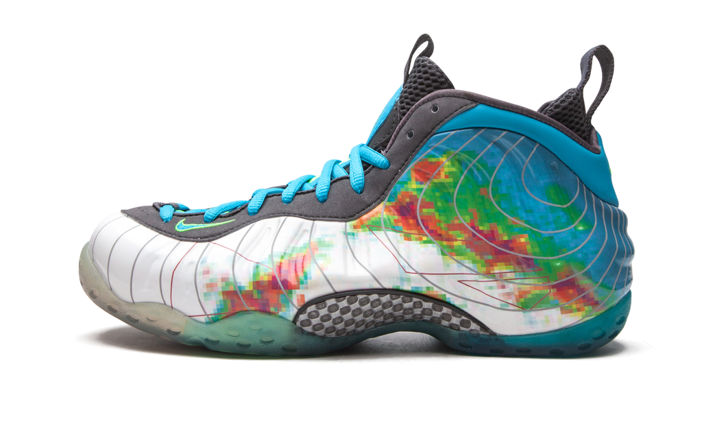 NIKE MENS Air Foamposite One PRM "Weatherman" 575420 100 from Stadium Goods