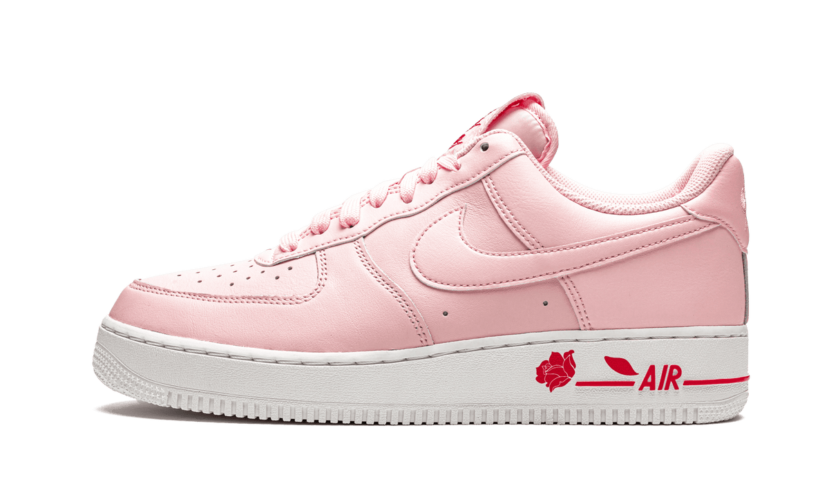 NIKE MENS Air Force 1 '07 LX "Thank You Plastic Bag - Pink Foam" CU6312 600 from Stadium Goods