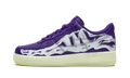 NIKE MENS Air Force 1 Low '07 QS "Purple Skeleton Halloween" CU8067 500 from Stadium Goods