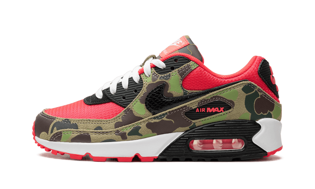 NIKE MENS Air Max 90 Retro "Reverse Duck Camo" CW6024 600 from Stadium Goods