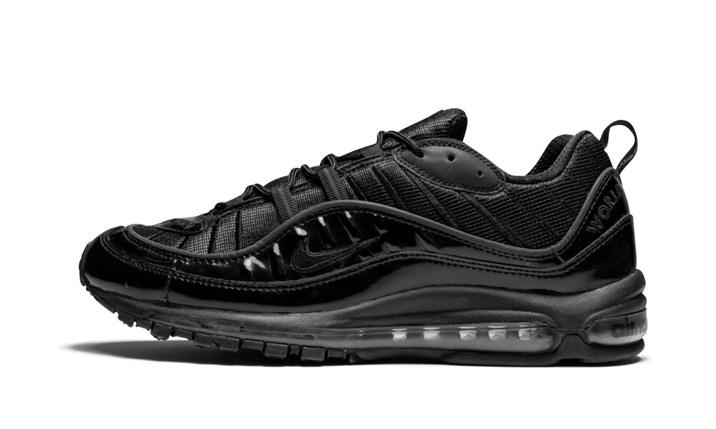 NIKE MENS Air Max 98 "Supreme - Black" 844694 001 from Stadium Goods