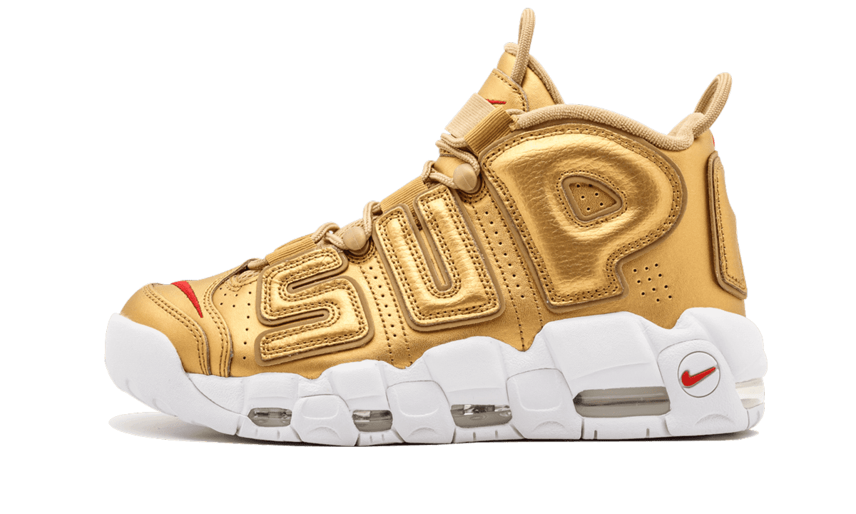 NIKE MENS Air More Uptempo "Supreme" 902290 700 from Stadium Goods