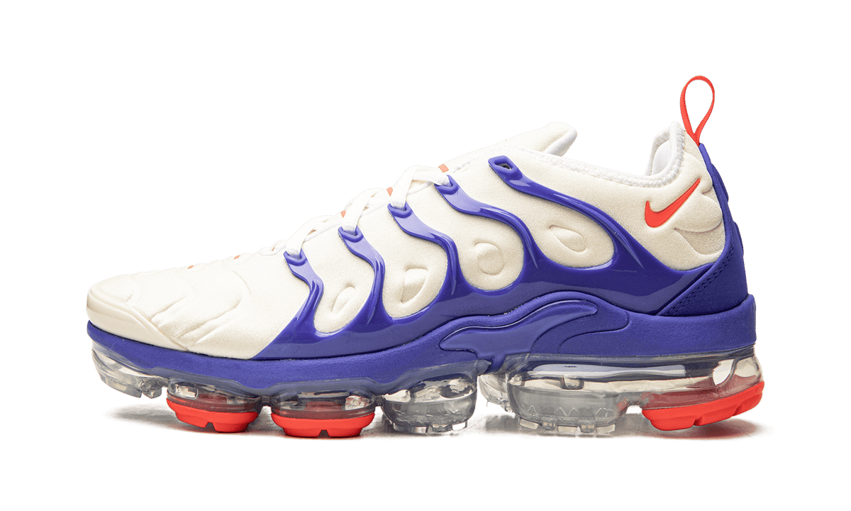 NIKE MENS Air Vapormax Plus "Coconut Milk / Hyper Royal" DM8317 100 from Stadium Goods