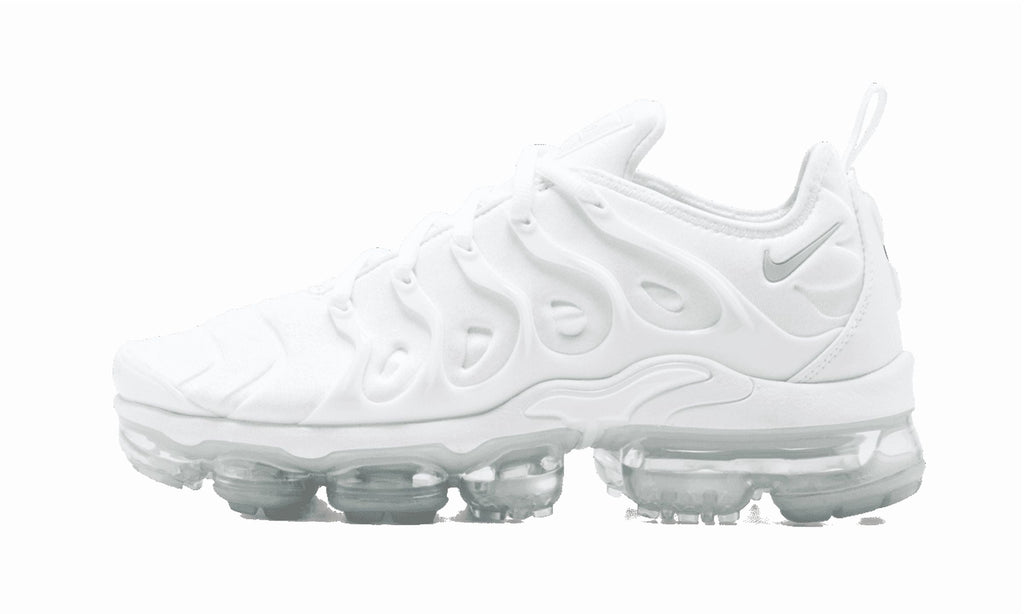 NIKE MENS Air Vapormax Plus "Triple White" 924453 100 from Stadium Goods