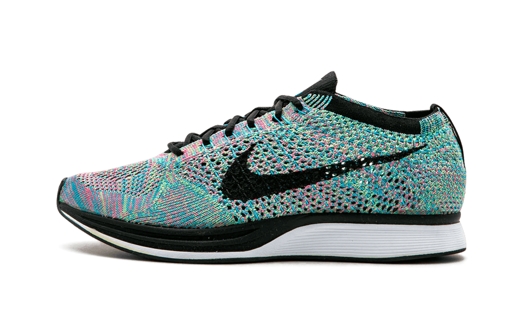 NIKE MENS Flyknit Racer "Multi-Color 2.0" 526628 304 from Stadium Goods