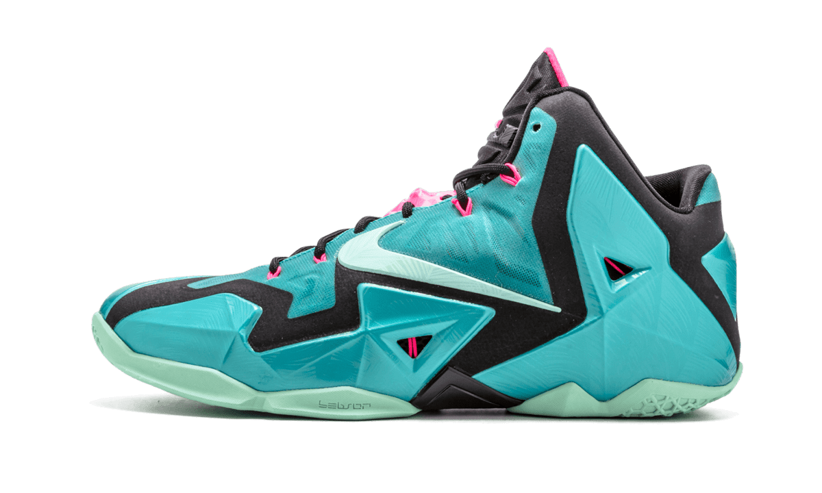 NIKE MENS Lebron 11 "South Beach" 616175 330 from Stadium Goods