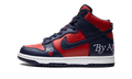 NIKE MENS SB Dunk High "Supreme - By Any Means - Navy/Red" DN3741 600 from Stadium Goods