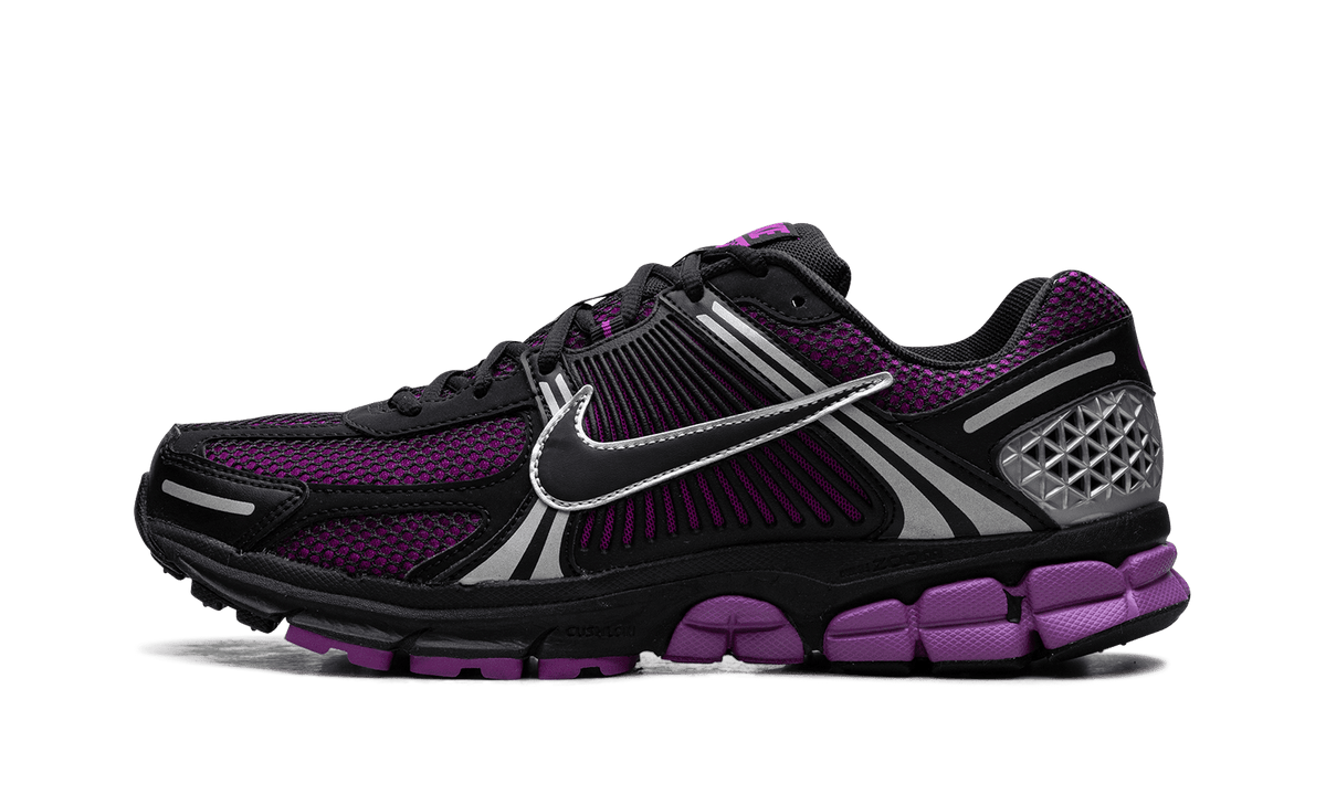 NIKE MENS Zoom Vomero 5 "Black Vivid Purple" FB9149 500 from Stadium Goods