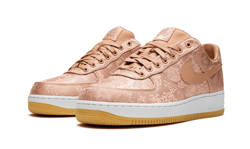 NIKE MENS Air Force 1 PRM "CLOT - Rose Gold Silk" CJ5290 600 CJ5290 600 from Stadium Goods