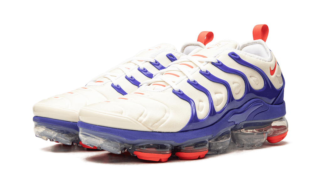 NIKE MENS Air Vapormax Plus "Coconut Milk / Hyper Royal" DM8317 100 from Stadium Goods