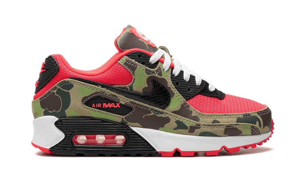 NIKE MENS Air Max 90 Retro "Reverse Duck Camo" CW6024 600 from Stadium Goods