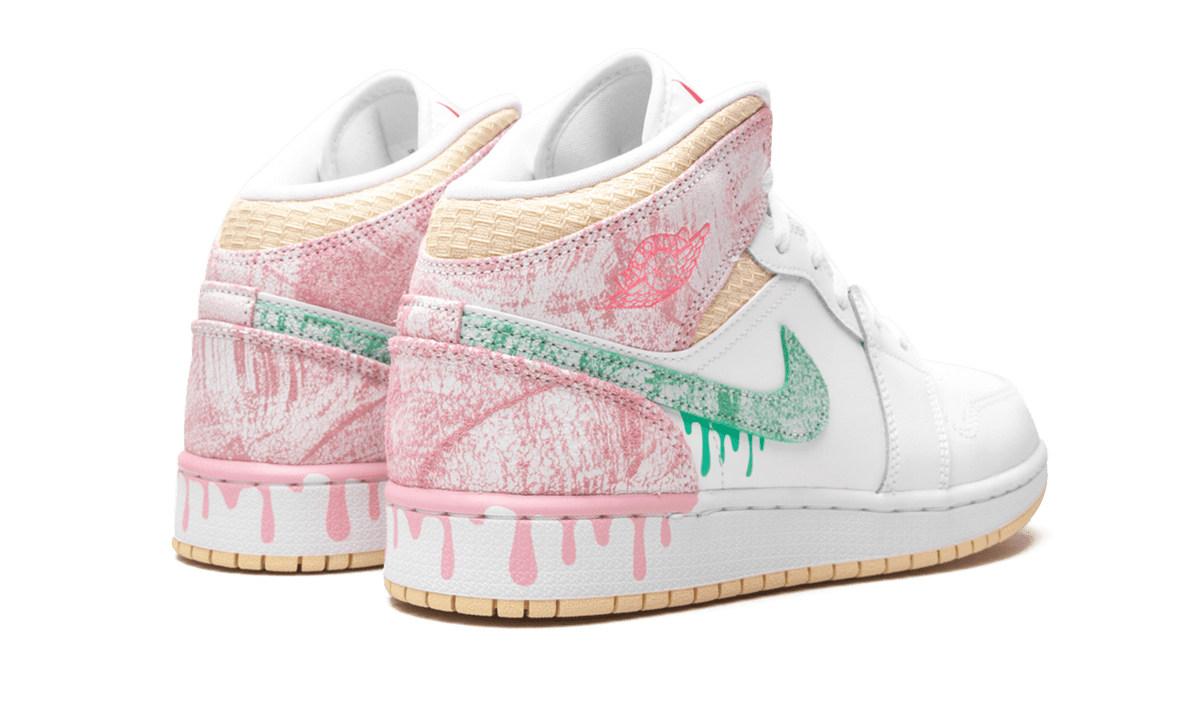 JORDAN GRADE SCHOOL Air Jordan 1 Mid SE GS "Ice Cream" DD1666 100 DD1666 100 from Stadium Goods