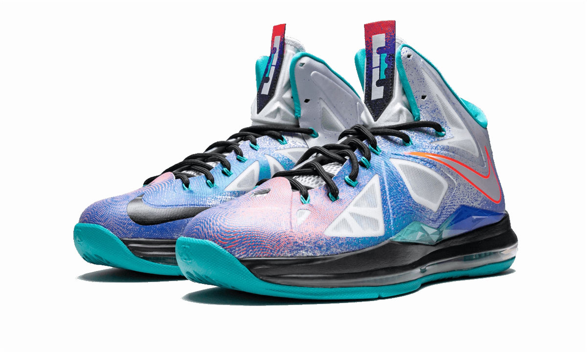 NIKE MENS Lebron 10 "Re-Entry - Pure Platinum" 541100 008 from Stadium Goods
