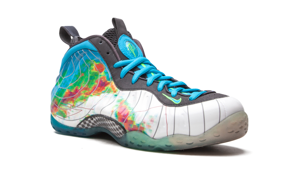 NIKE MENS Air Foamposite One PRM "Weatherman" 575420 100 from Stadium Goods