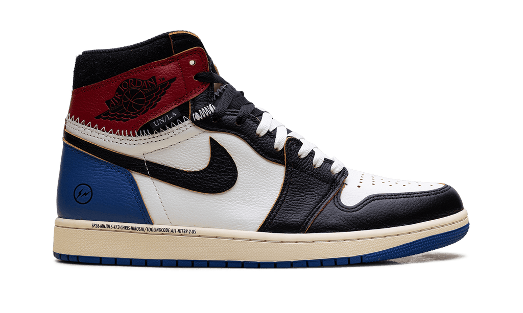 JORDAN MENS Air Jordan 1 "Fragment Design - Union LA - Varsity Red" IO7847 002 IO7847 002 from Stadium Goods