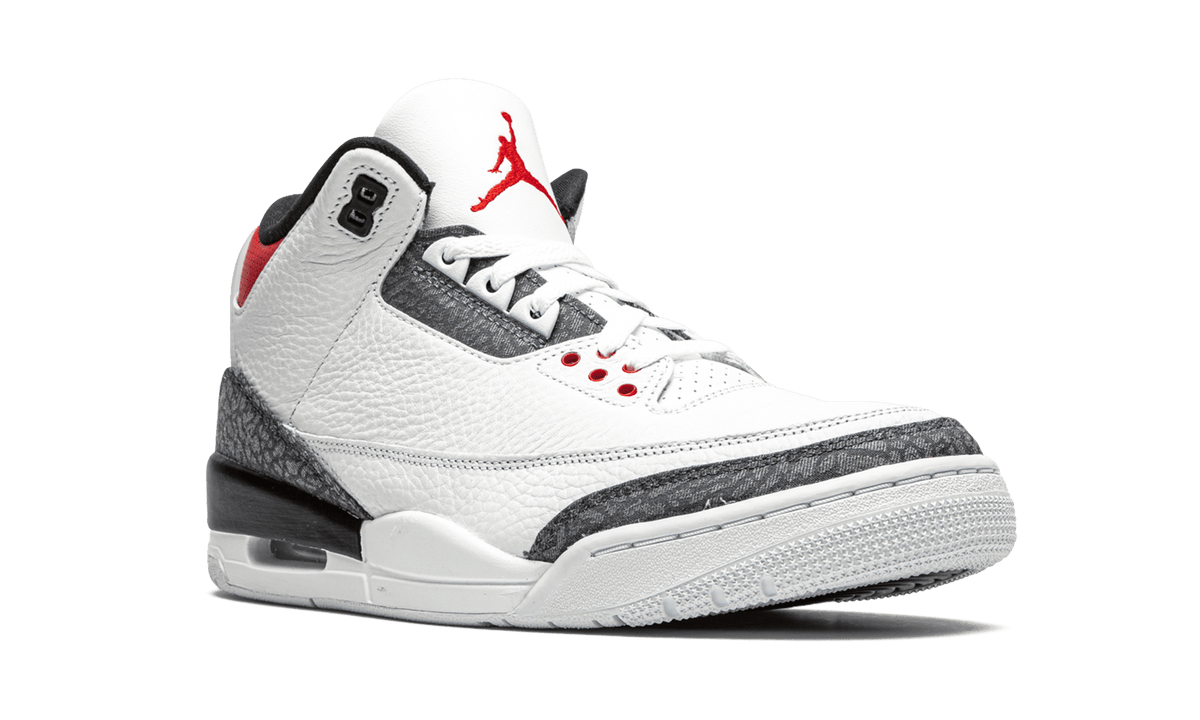 Jordan MENS Air Jordan 3 Retro SE DNM "Fire Red Denim" CZ6431 100 from Stadium Goods