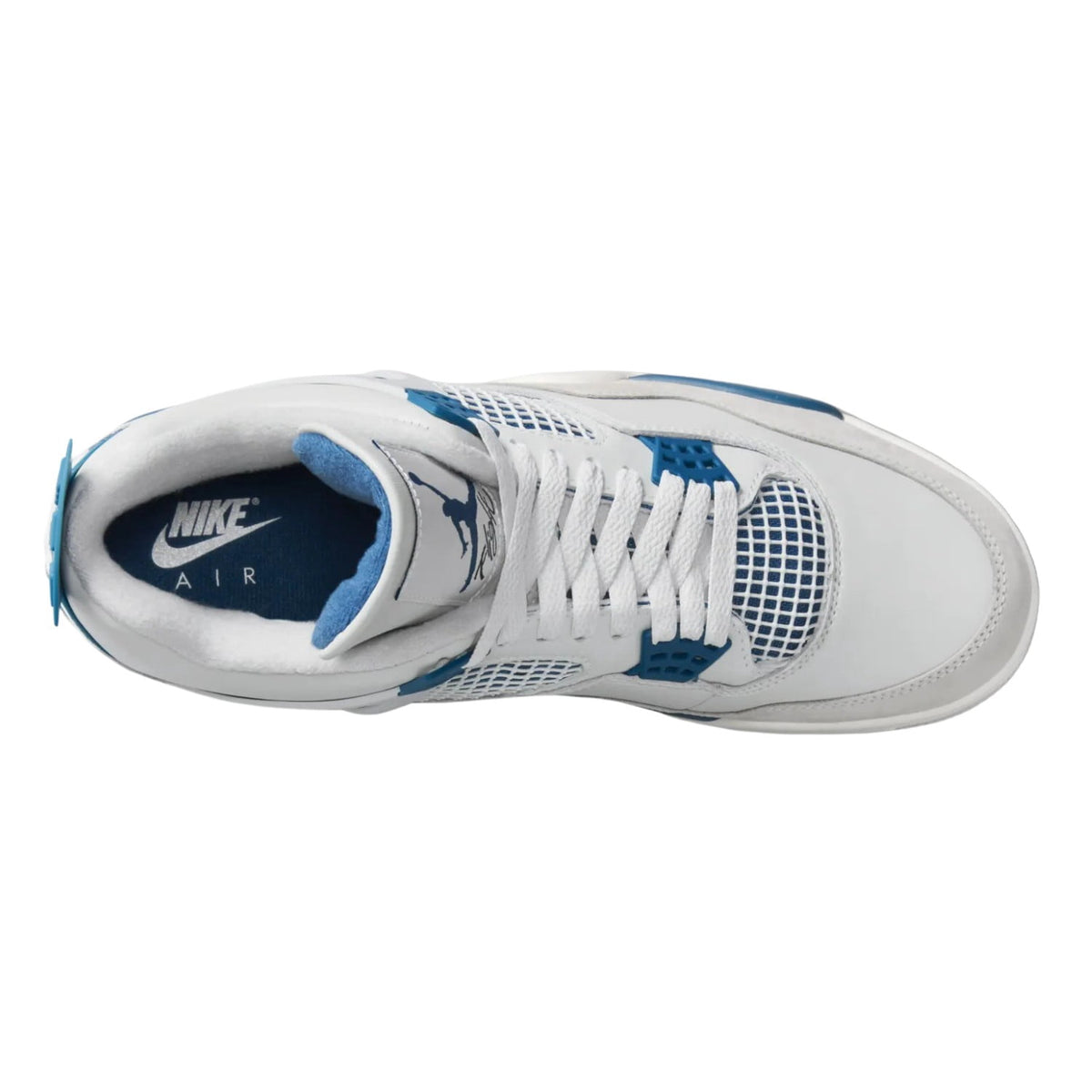 Nike Air Jordan; Retro Military Blue, Men's Shoes Running Shoes, White/blue, 11
