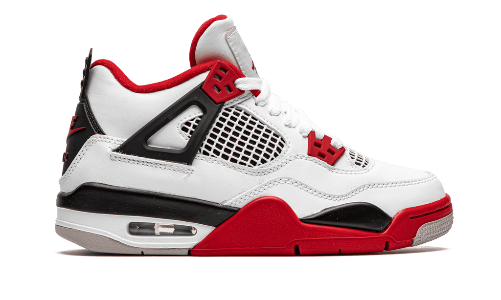 Jordan GRADE SCHOOL Air Jordan 4 Retro GS "Fire Red" 408452 160 from Stadium Goods