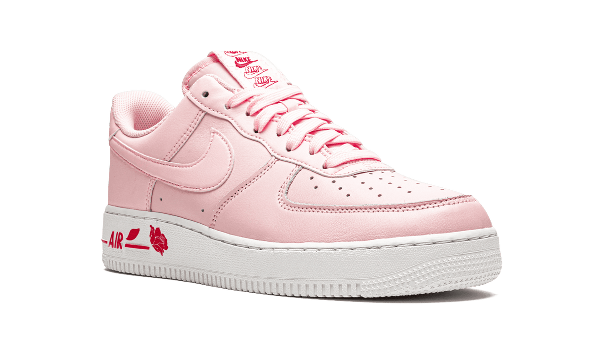 NIKE MENS Air Force 1 '07 LX "Thank You Plastic Bag - Pink Foam" CU6312 600 from Stadium Goods