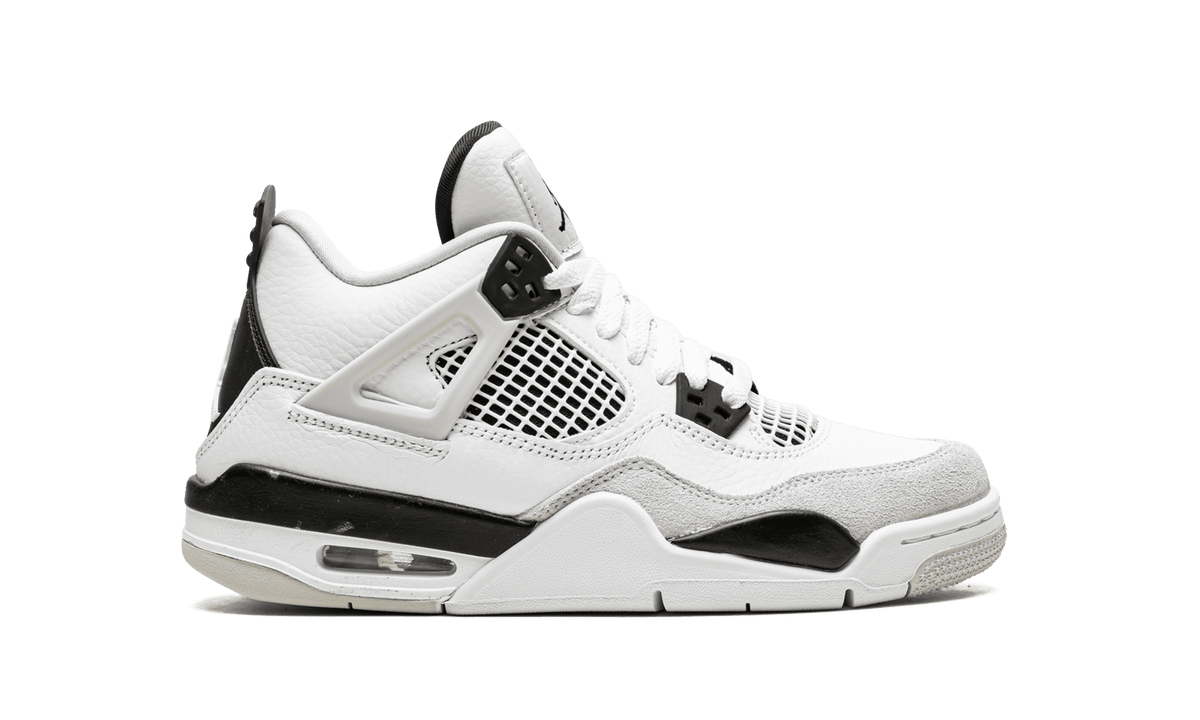 JORDAN GRADE SCHOOL Air Jordan 4 Retro GS "Military Black" 408452 111 408452 111 from Stadium Goods