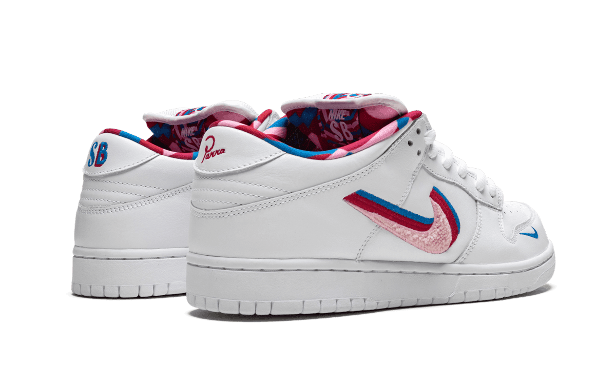 NIKE MENS SB Dunk Low "Parra" CN4504 100 CN4504 100 from Stadium Goods
