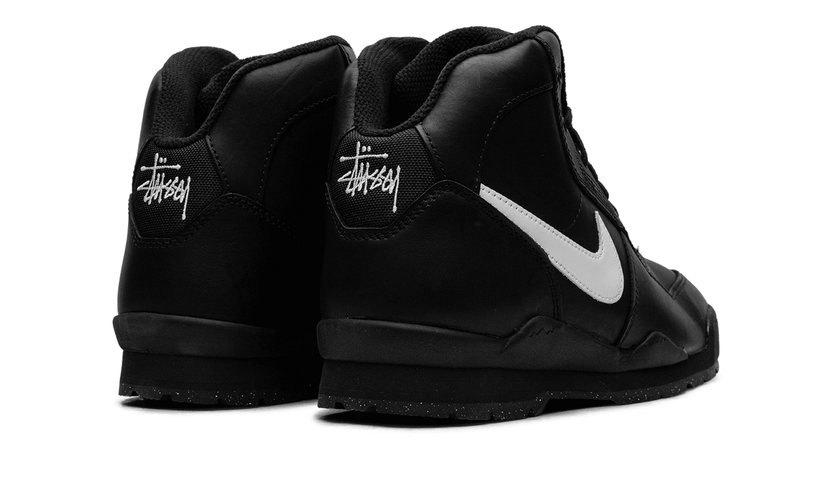 NIKE MENS Air Baltoro "St&uuml;ssy Black White" HV0484 001 HV0484 001 from Stadium Goods