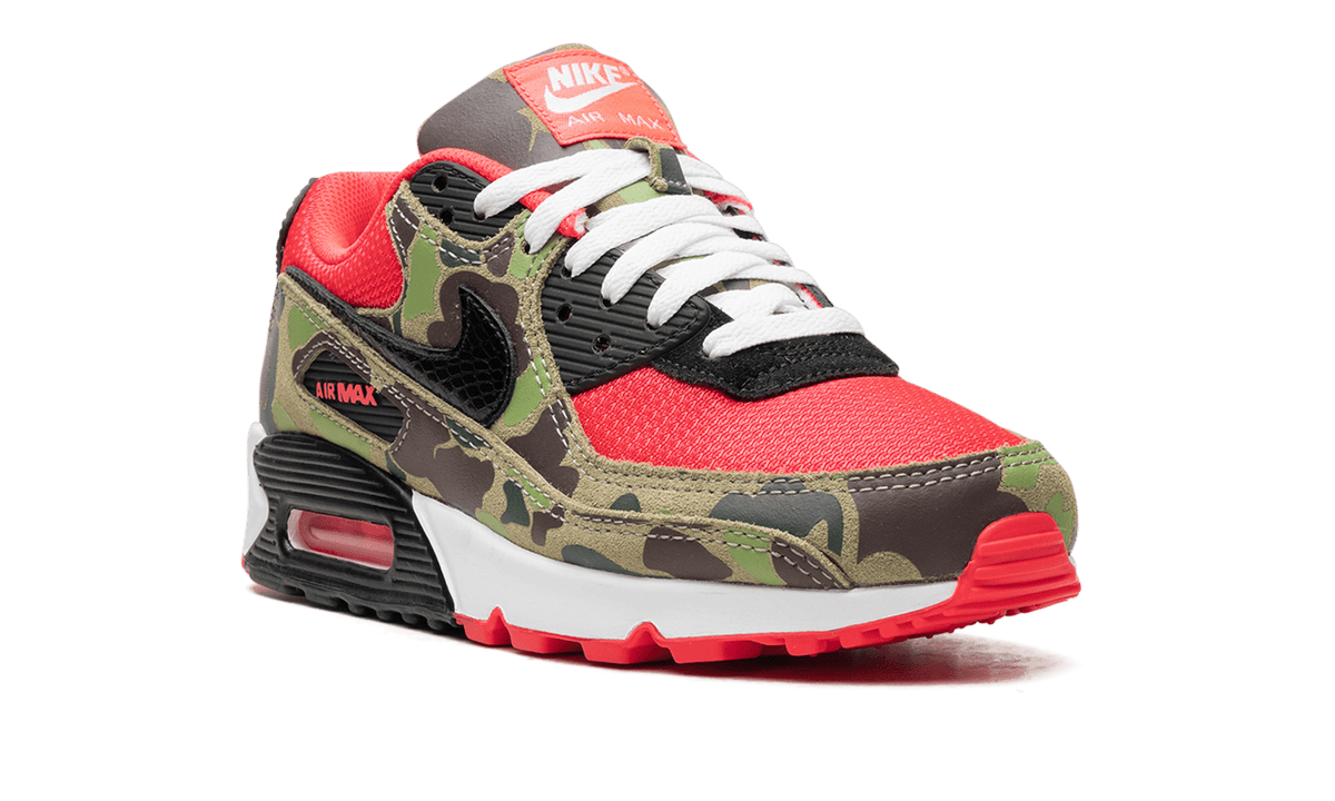 NIKE MENS Air Max 90 Retro "Reverse Duck Camo" CW6024 600 from Stadium Goods