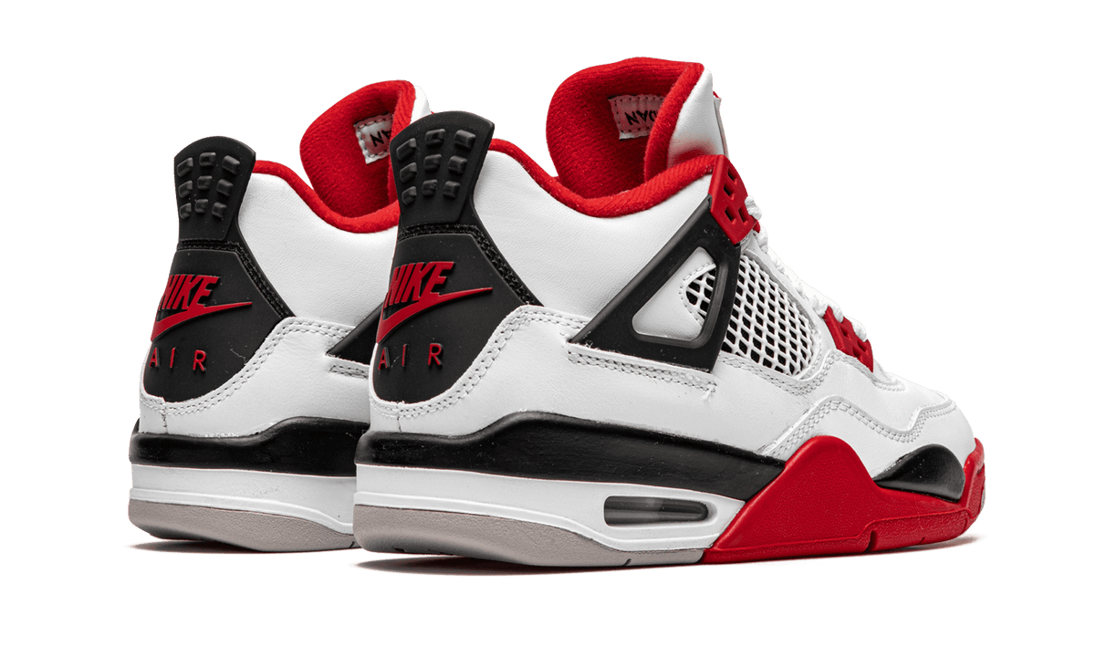 Jordan GRADE SCHOOL Air Jordan 4 Retro GS "Fire Red" 408452 160 from Stadium Goods