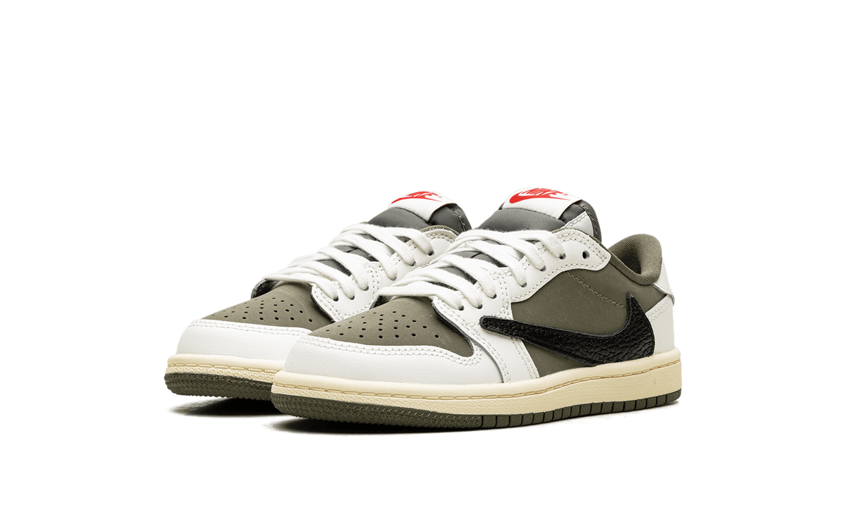 Jordan PRE SCHOOL Air Jordan 1 Retro Low OG SP PS "Travis Scott - Medium Olive" DO5442 200 from Stadium Goods