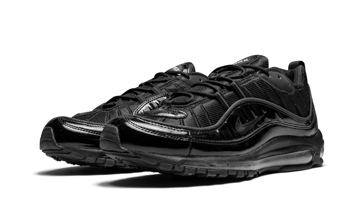 NIKE MENS Air Max 98 "Supreme - Black" 844694 001 from Stadium Goods