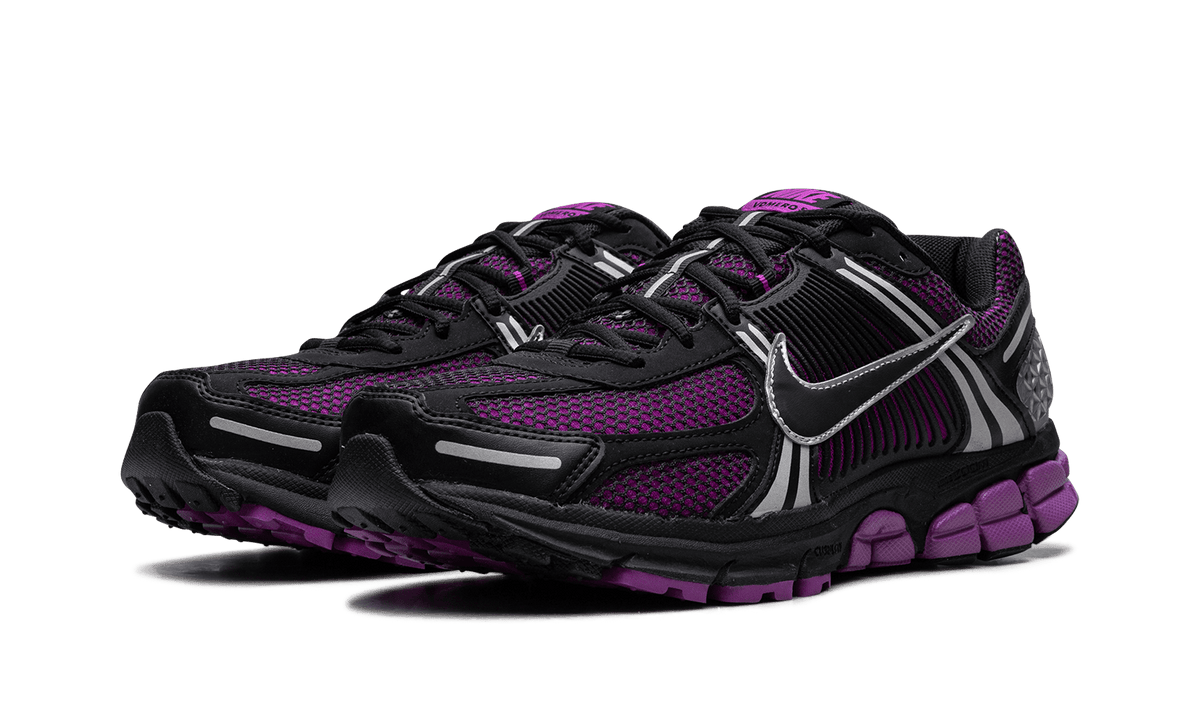 NIKE MENS Zoom Vomero 5 "Black Vivid Purple" FB9149 500 from Stadium Goods