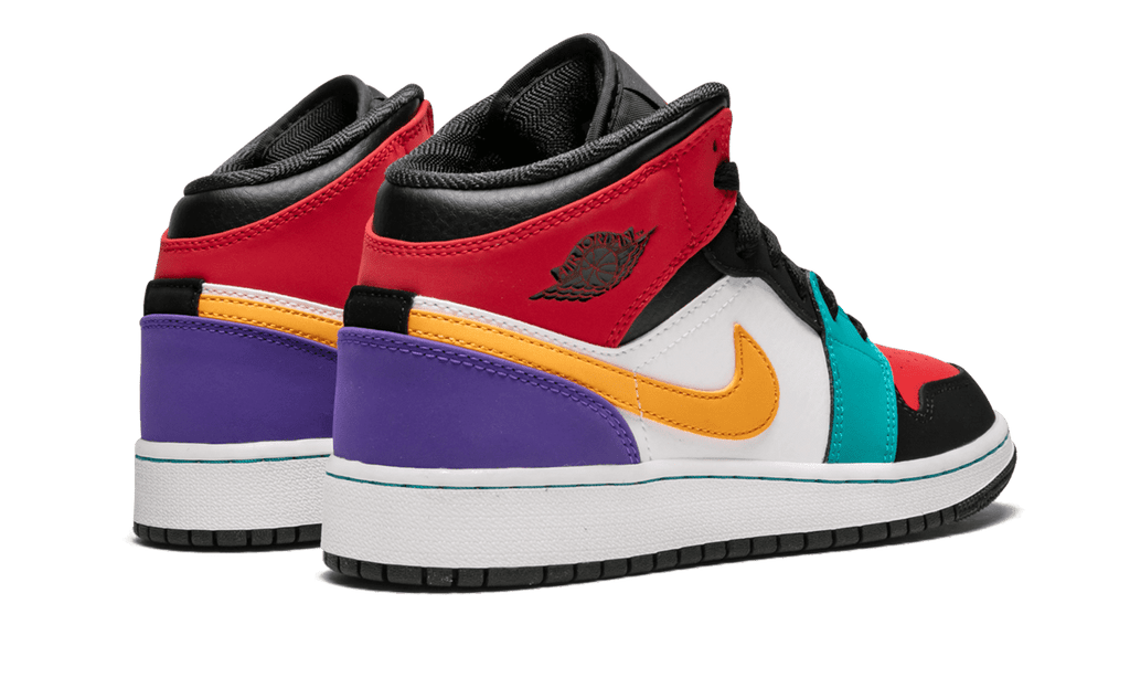 JORDAN GRADE SCHOOL Air Jordan 1 Mid GS "Multicolor" 554725 125 from Stadium Goods