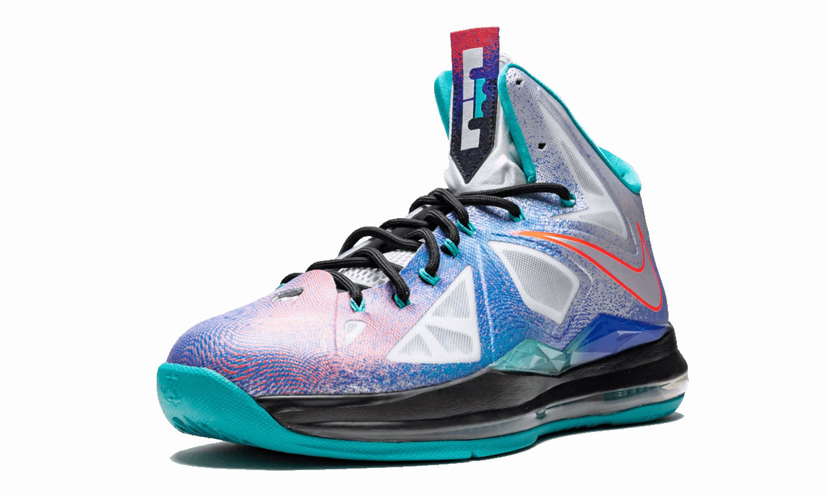 NIKE MENS Lebron 10 "Re-Entry - Pure Platinum" 541100 008 from Stadium Goods