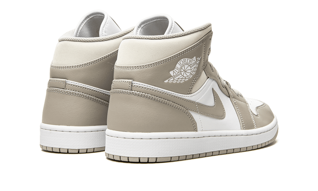 Jordan MENS Air Jordan 1 Mid "Linen / College Grey" 554724 082 from Stadium Goods