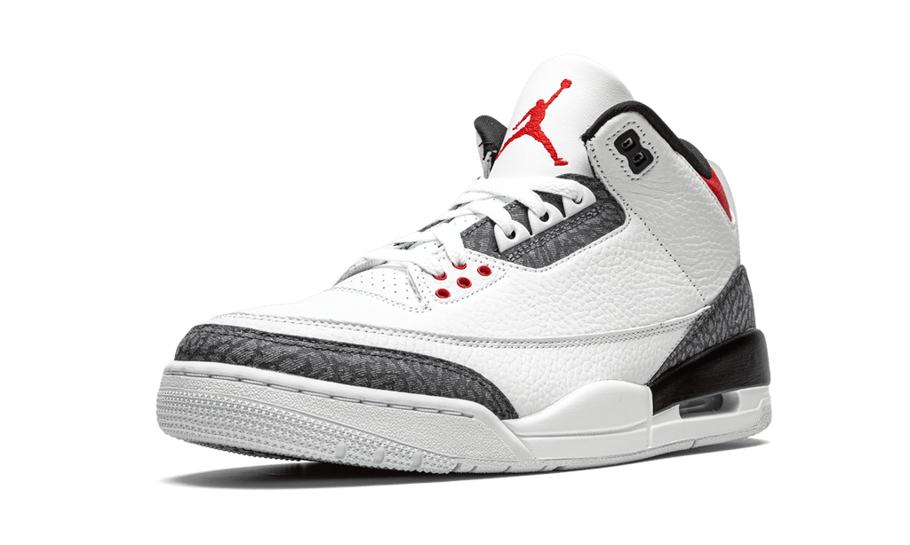 Jordan MENS Air Jordan 3 Retro SE DNM "Fire Red Denim" CZ6431 100 from Stadium Goods