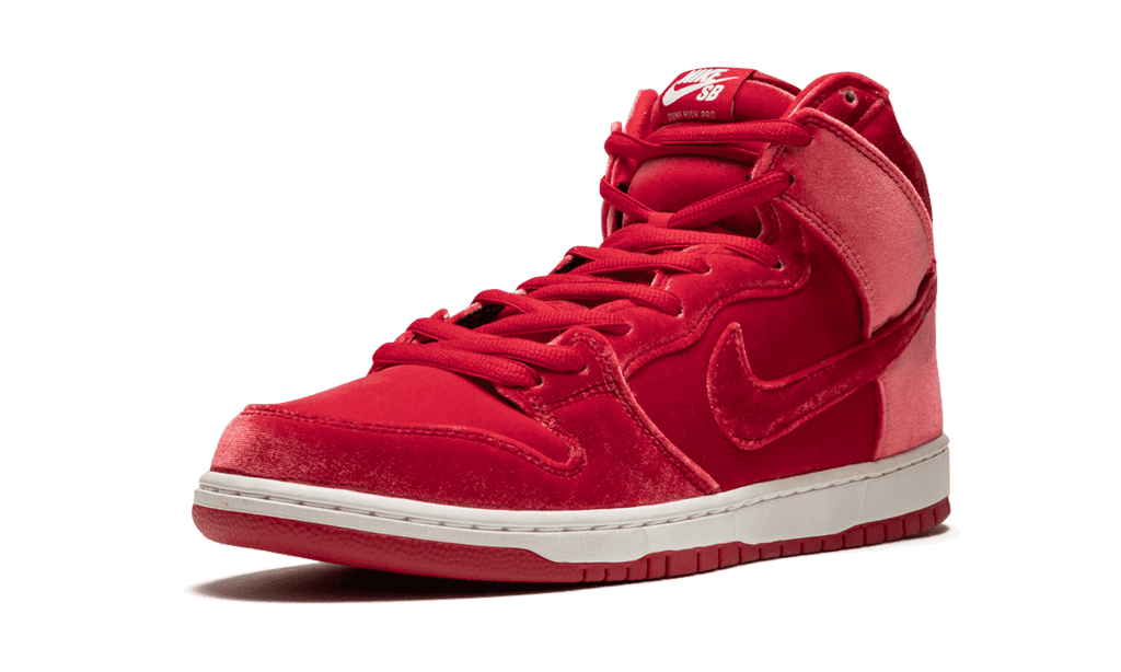 NIKE MENS SB Dunk High Premium "Red Velvet" 313171 661 313171 661 from Stadium Goods